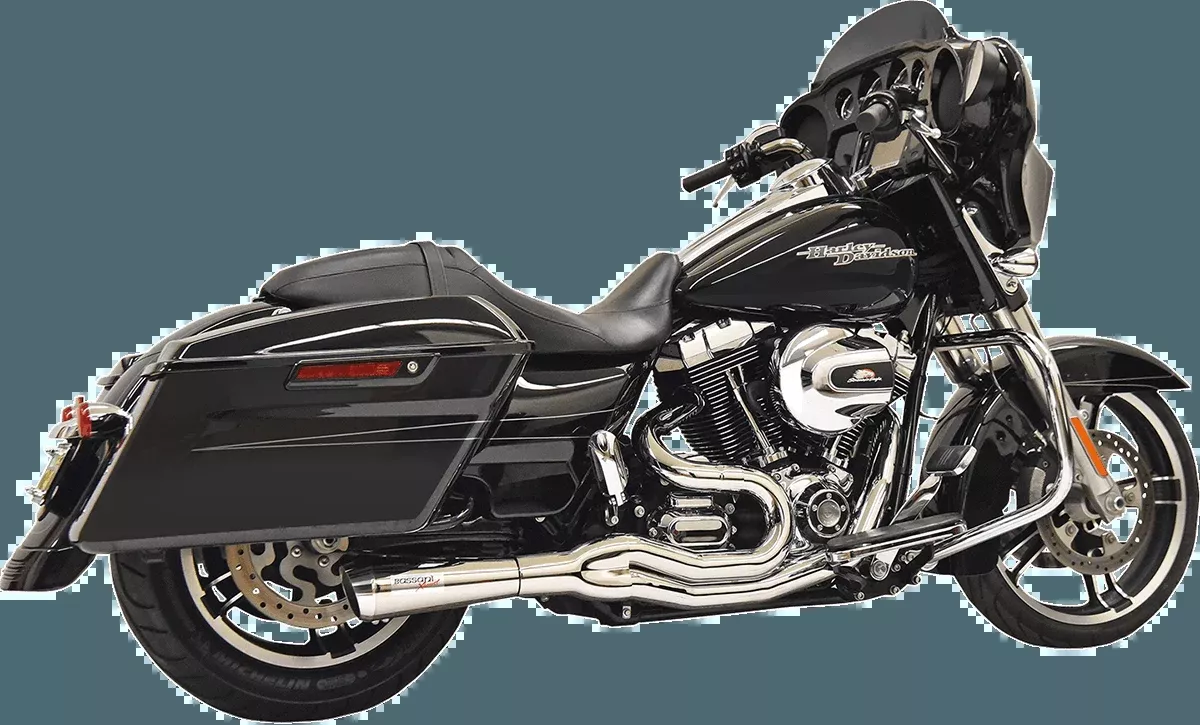 Road Rage II 2-Into-1 Mid-Length Exhaust System / '07-'16 Bagger