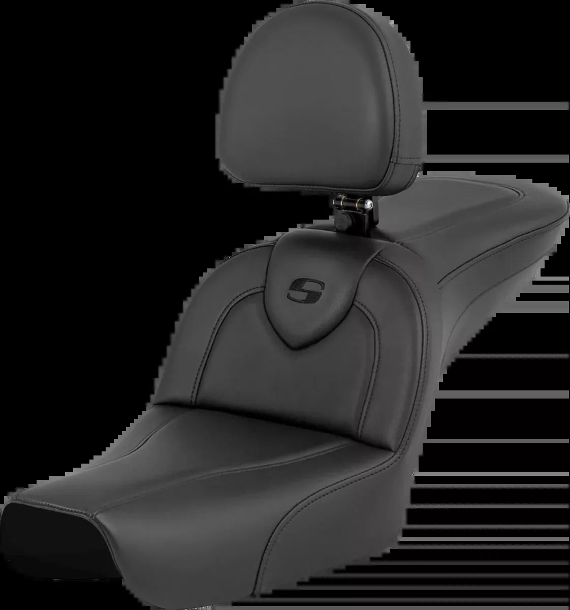 RoadSofa™ - Black - with Driver Backrest - FXDWG '04-'05