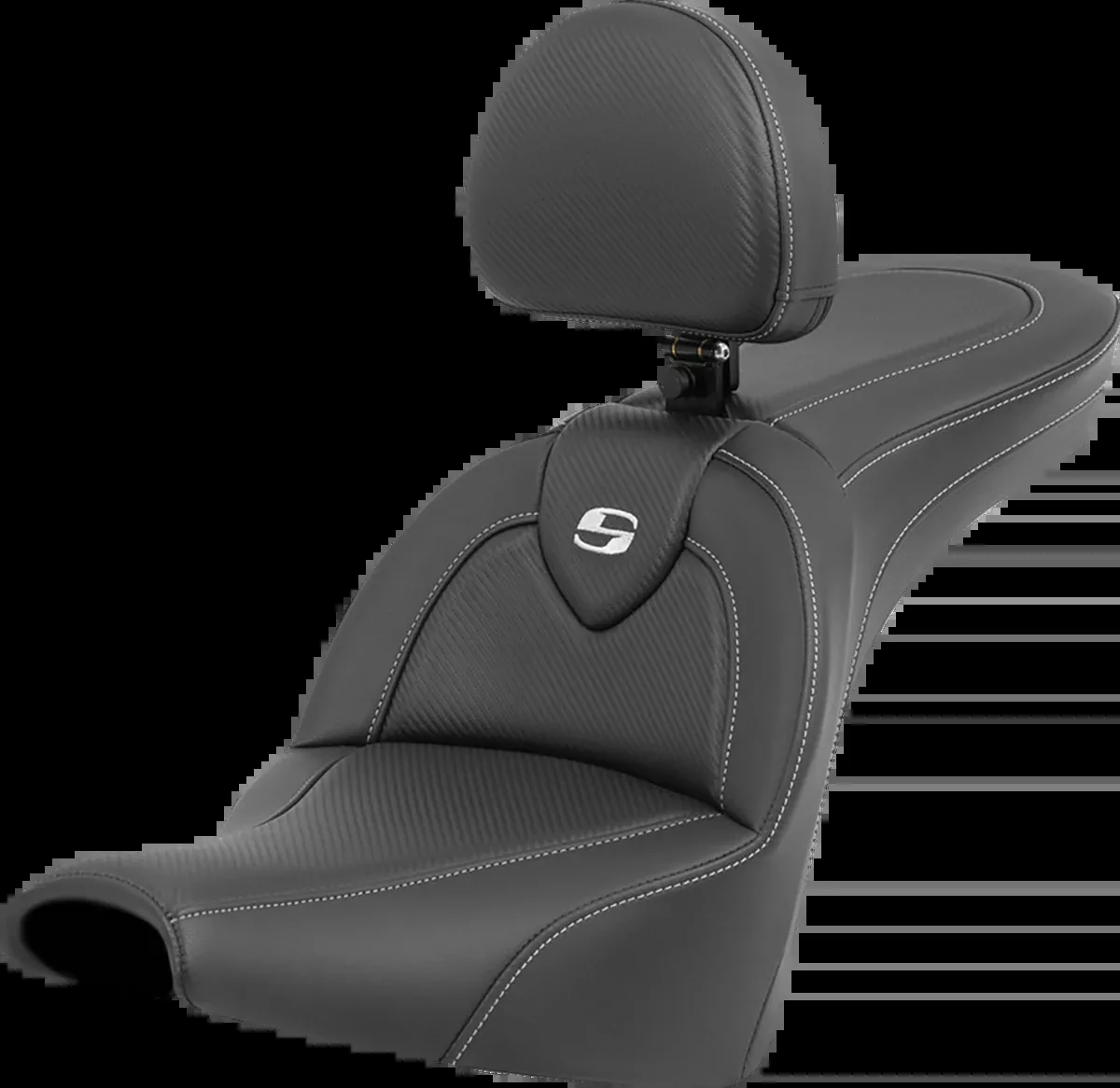 Roadsofa™ Carbon Fiber Seat - Carbon Fiber - with Backrest - FXBB/FXST '18-'24