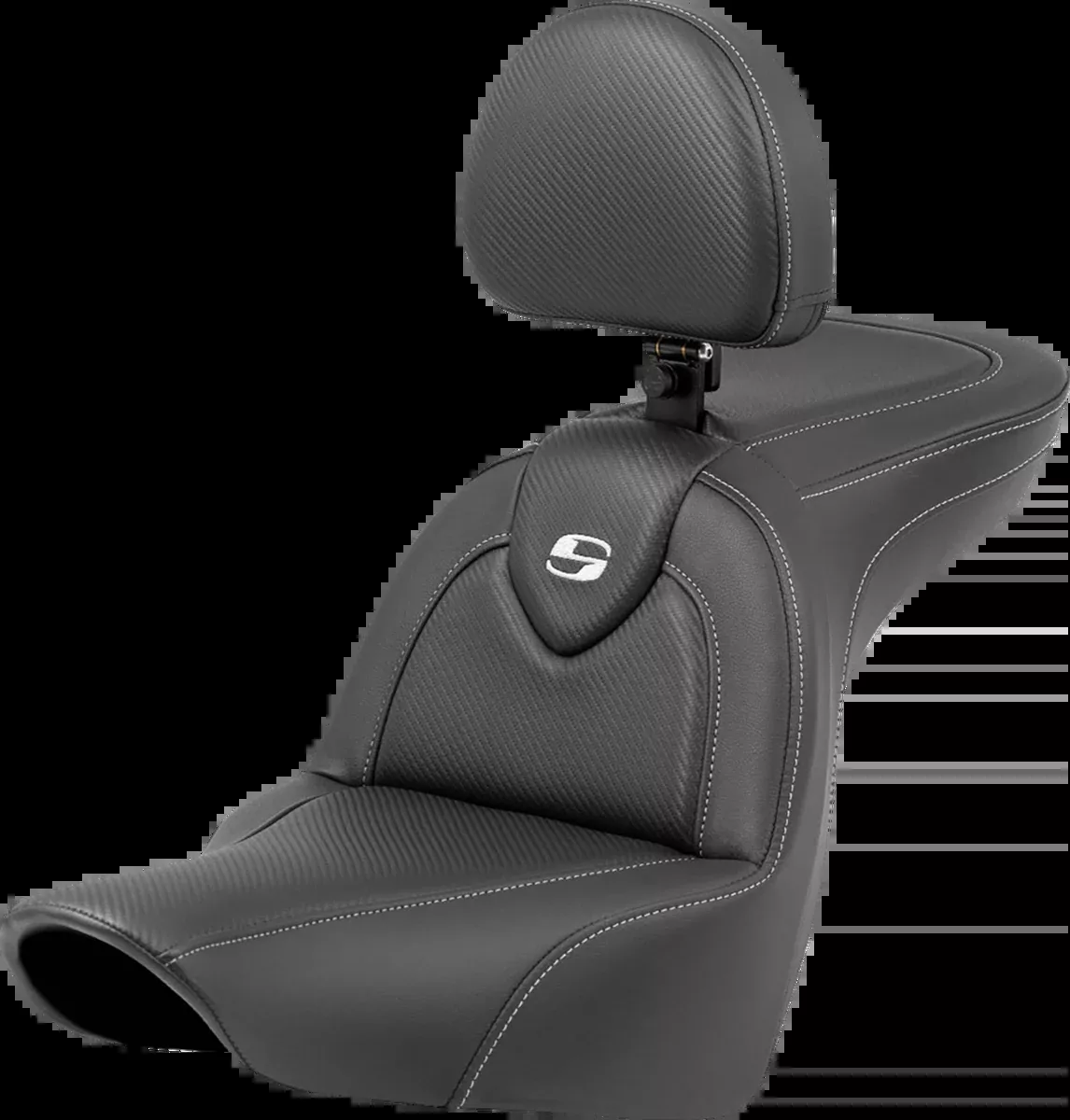 Roadsofa™ Carbon Fiber Seat - Carbon Fiber - with Backrest - FXLR/FLSB '18-'23