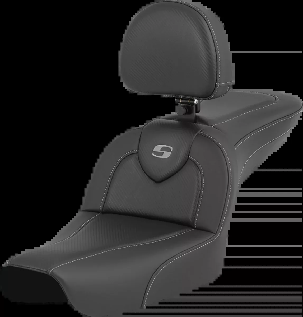 RoadSofa™ - Carbon Fiber - with Driver Backrest - FXDWG '04-'05