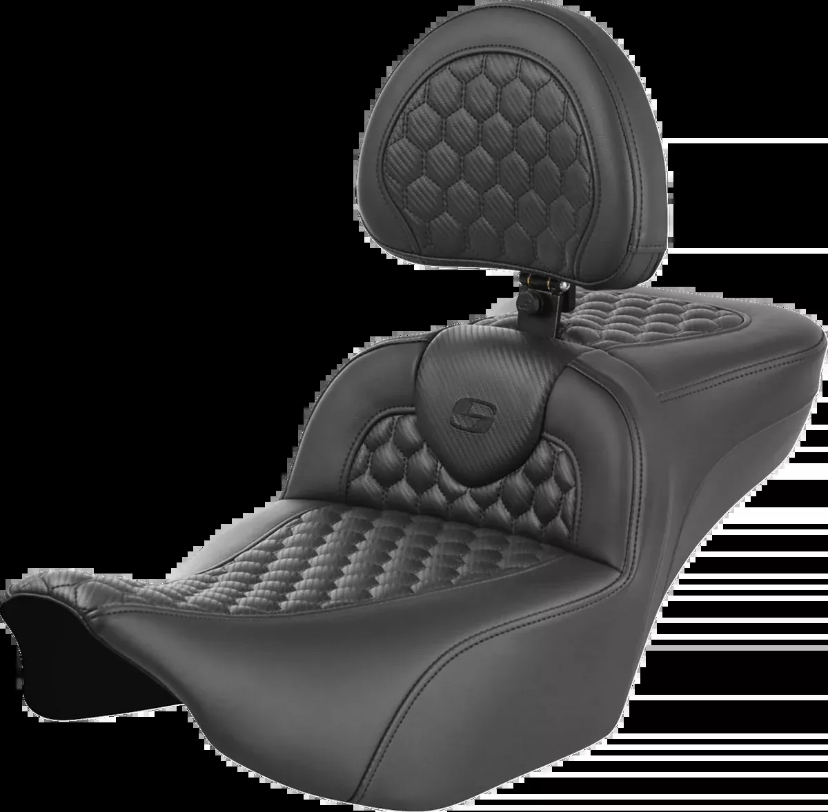 Roadsofa™ Extended Reach Seat - with Backrest - Honeycomb - FLTR/FLHX '23-'24