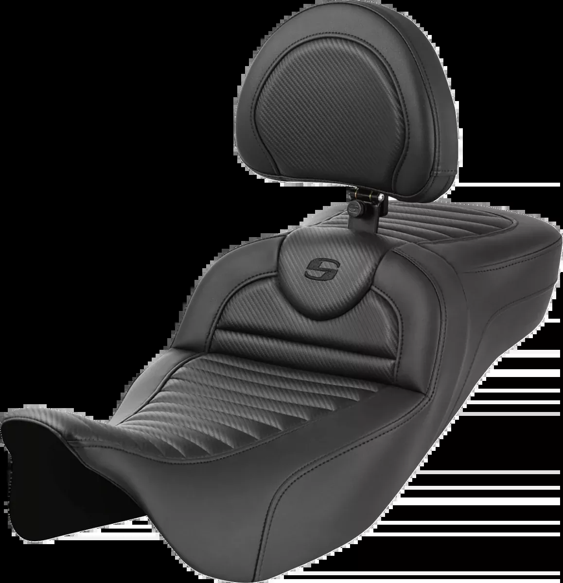 Roadsofa™ Extended Reach Seat - with Backrest - Tuck-n-Roll - Carbon Fiber