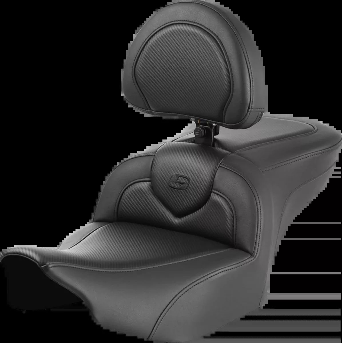 RoadSofa™ Seat - Carbon Fiber - with Backrest - FLTR/FLHX '23-'24