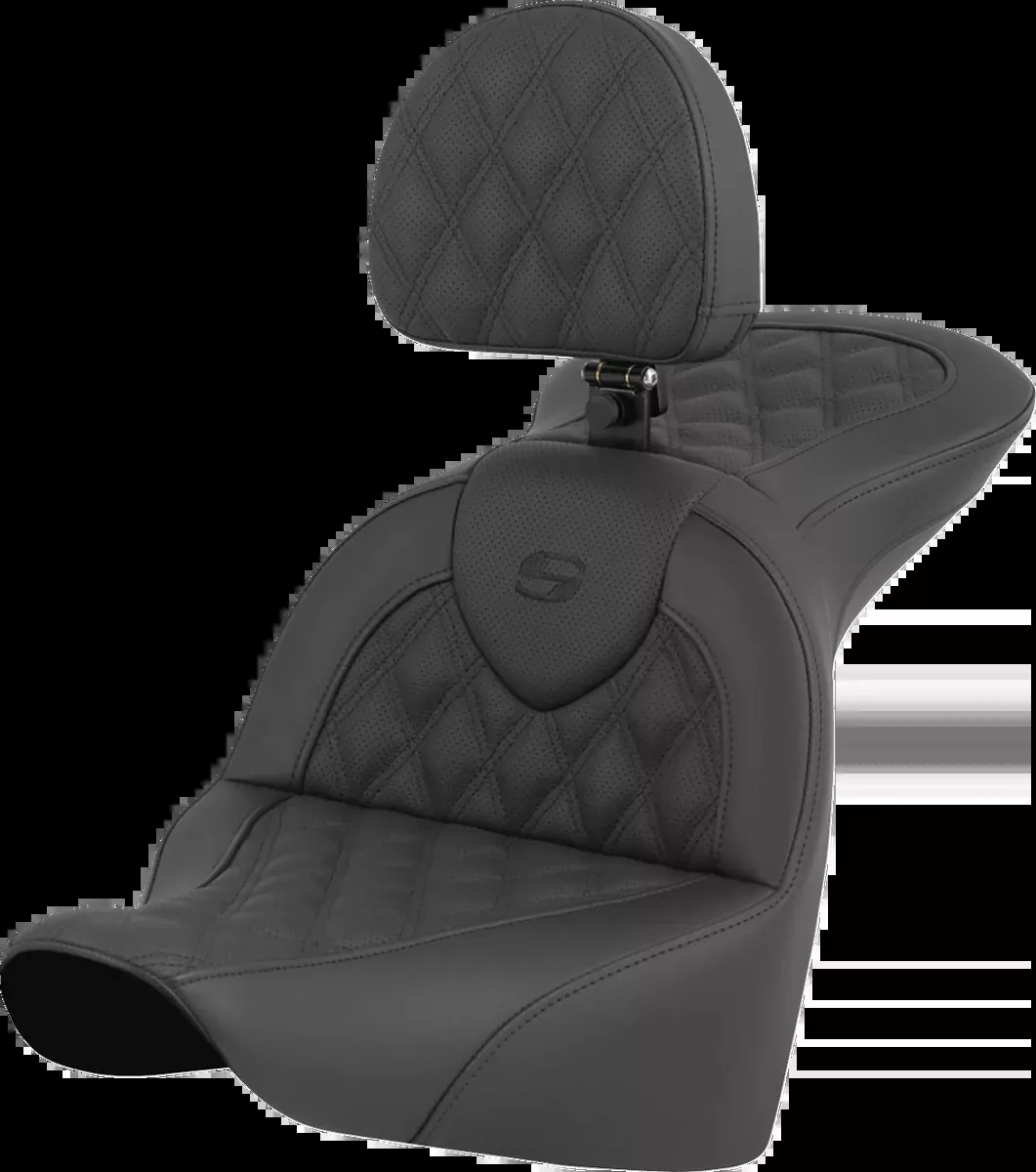 RoadSofa™ Seat - Lattice Stitch - with Driver Backrest - FLFB/FXBR '18-'24
