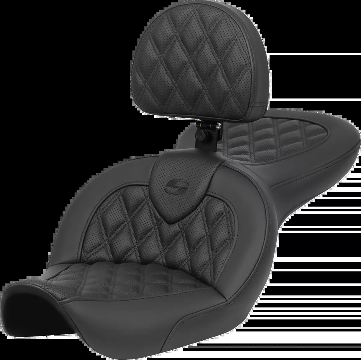 Roadsofa™ Seat - with Backrest - Lattice Stitch - FXDWG '96-'23