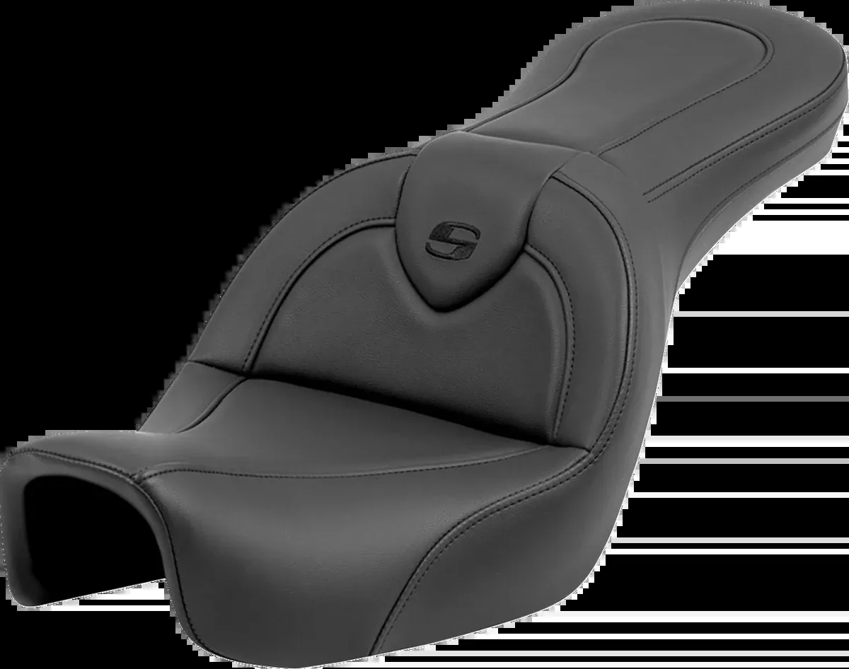 Roadsofa™ Seat - without Backrest - Black/Black Stitching - FXD '06-'17