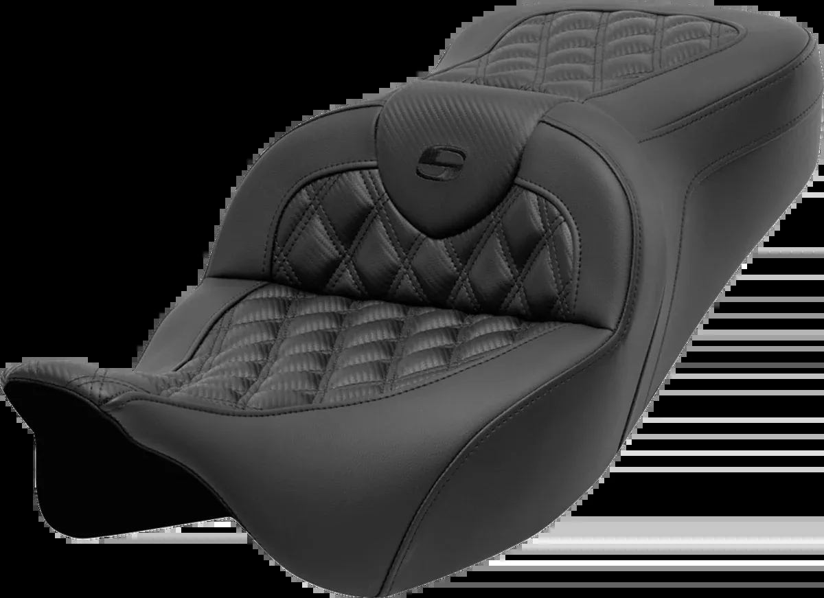 Roadsofa™ Seat - without Backrest - Lattice Stitch - Carbon Fiber - FL '08-'23