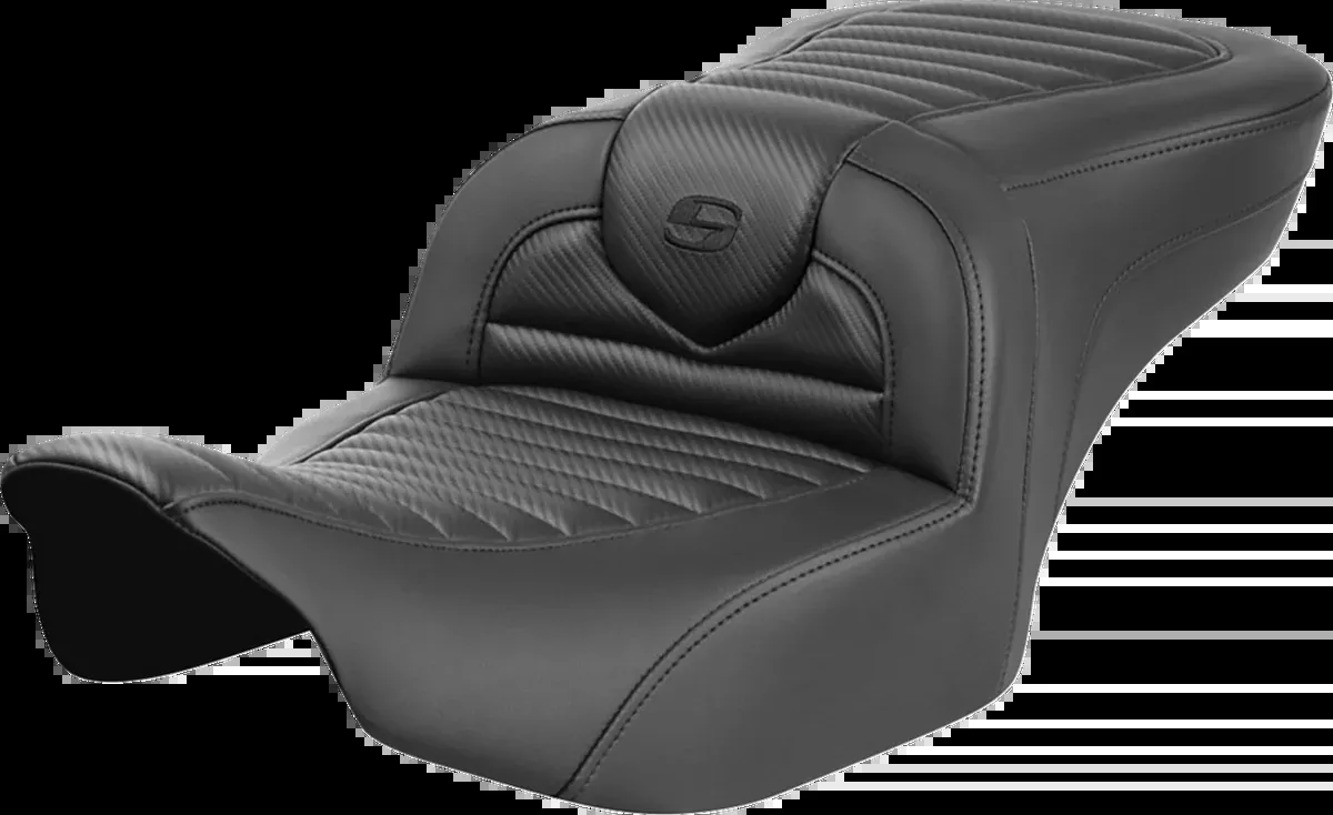 Roadsofa™ Seat - without Backrest - Tuck-n-Roll - Carbon Fiber - FLTR/FLHX '23-'24
