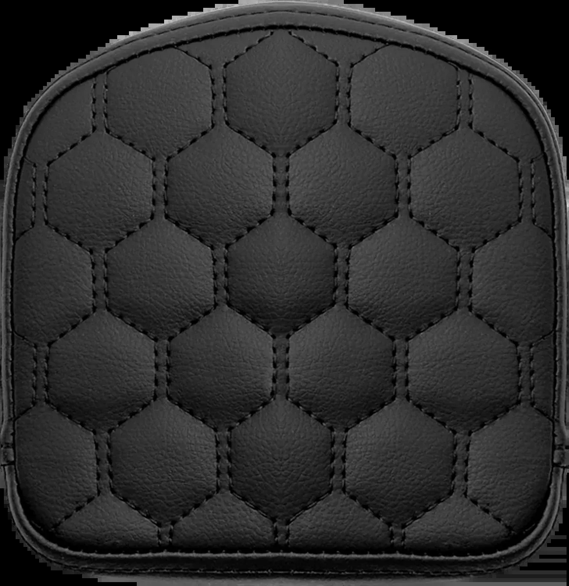 RoadSofa™ Sissy Bar Pad - Honeycomb - Black Stitching