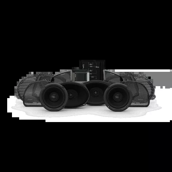 Rockford Fosgate 2014+ Harley-Davidson Road Glide & Street Glide 4 Speaker & Amp Kit Stage 3 (Gen-3)