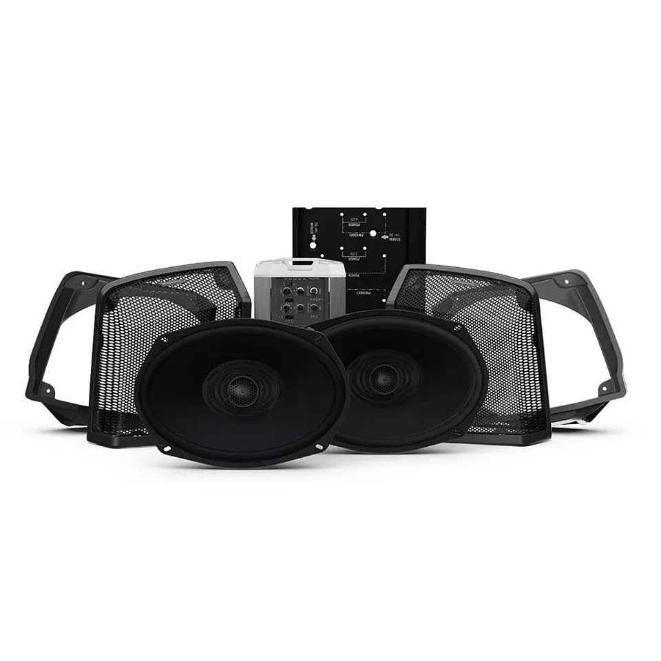 Rockford Fosgate Audio Kit for Select 1998-2013 Harley Davidson Road King Motorcycles