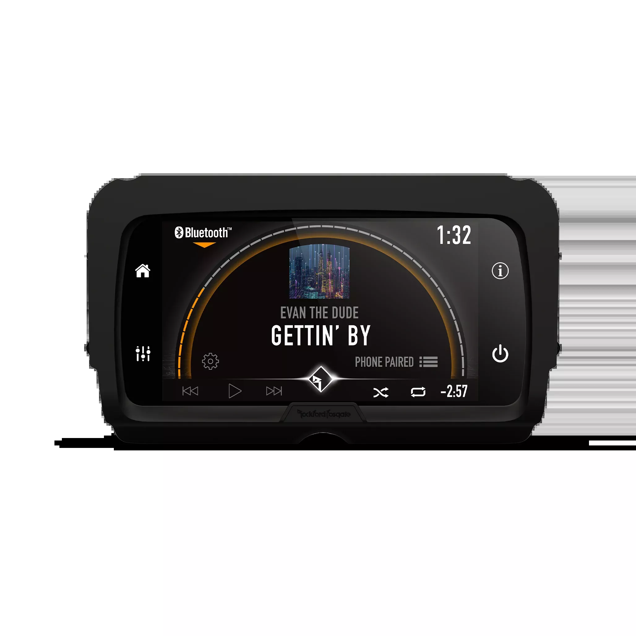 Rockford Fosgate Infotainment Source Unit for Select 2014+ Harley-Davidson Models - Apple Car Play!