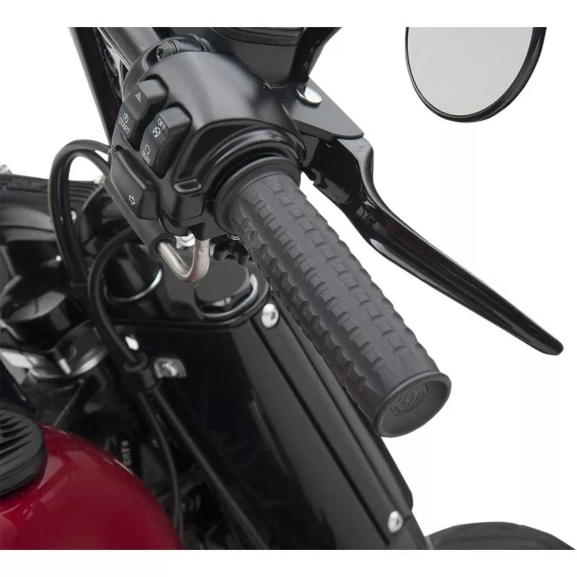 Roland Sands Design RSD Black Ops Traction Billet Hand Grips Harley Cable 84-17