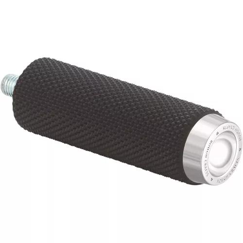 Rough Crafts Rubber Knurled Shift Peg for Harley - Chrome