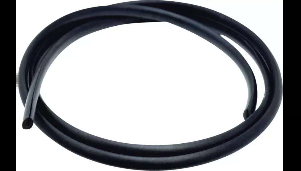 Rubber Dash Trim - 4 ft - Black