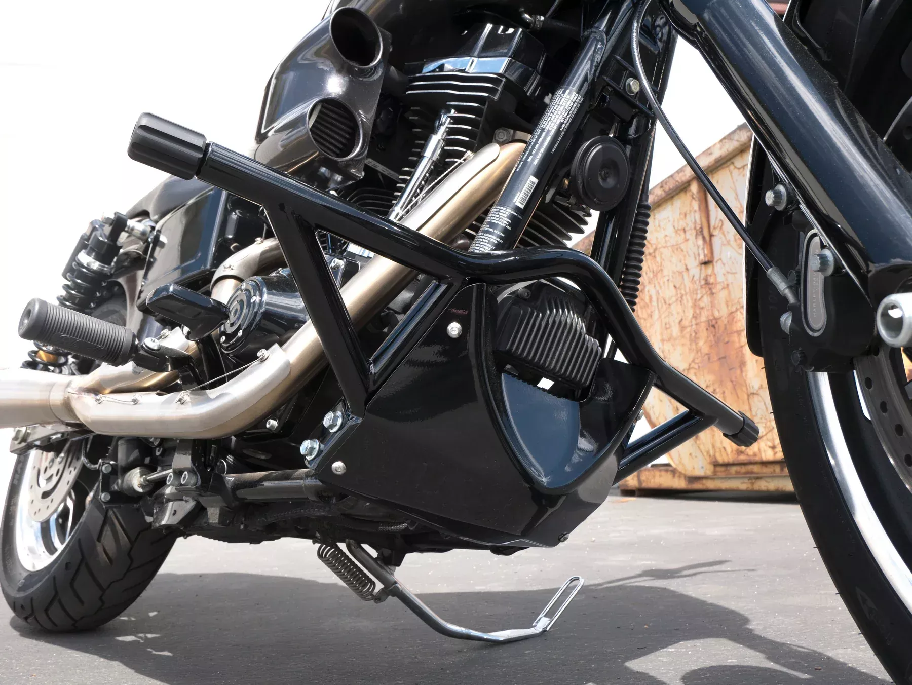 RWD FRONT CRASHBAR/SKIDPLATE PACKAGE HARLEY DAVIDSON DYNA 06-17