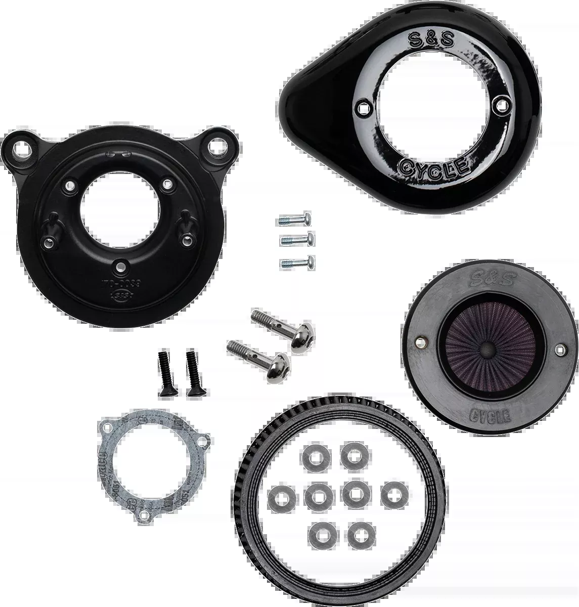 S&S Air Stinger Stealth Air Filter Cleaner Kit 08-17 Harley Softail Touring FLHX