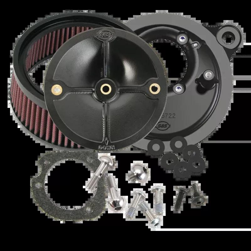 S&S Cycle 01-15 Fuel-Injector Softail Models Stealth Air Cleaner Kit w/o Cover
