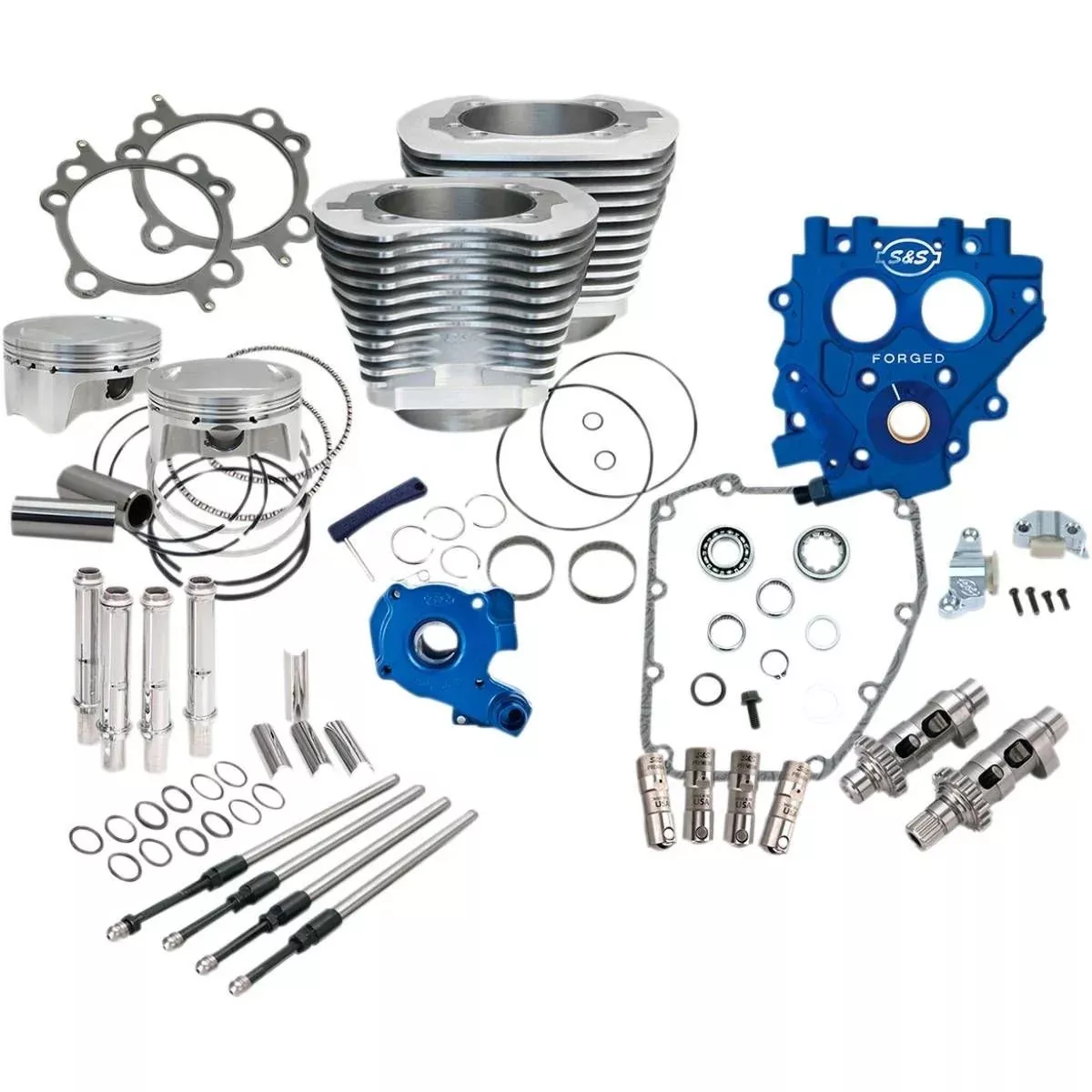 S&S CYCLE 110″ TWIN CAM POWER PACKAGES 07-17 HARLEY DAVIDSON