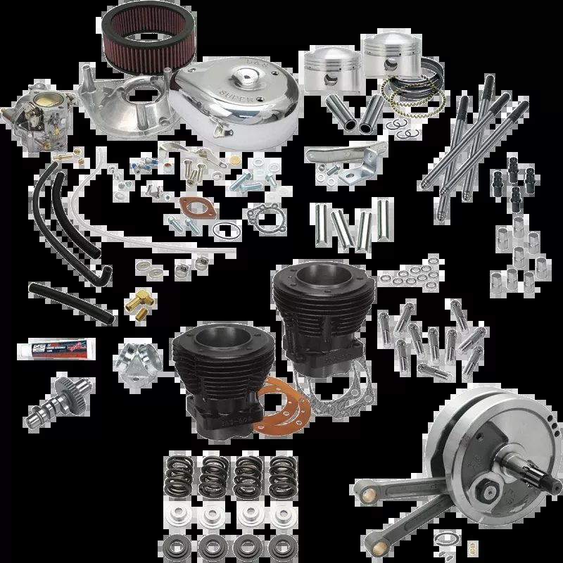 S&S CYCLE 93"SHOVELHEAD STROKER HOT SET UP ENGINE KIT HARLEY DAVIDSON