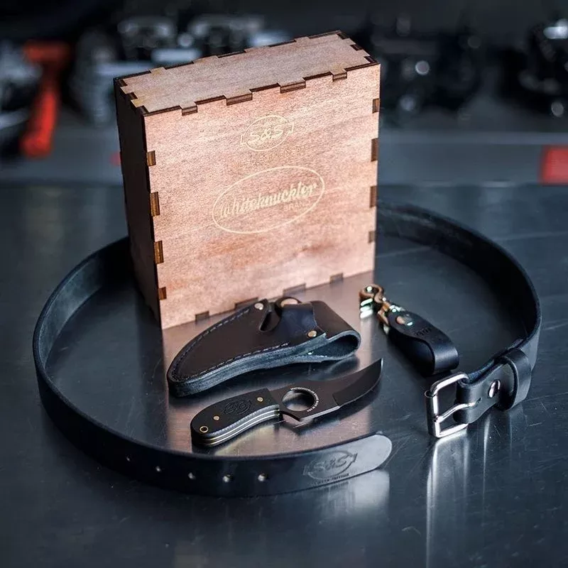S&S CYCLE BELT AND KNIFE GIFT SET LIMITED EDITION