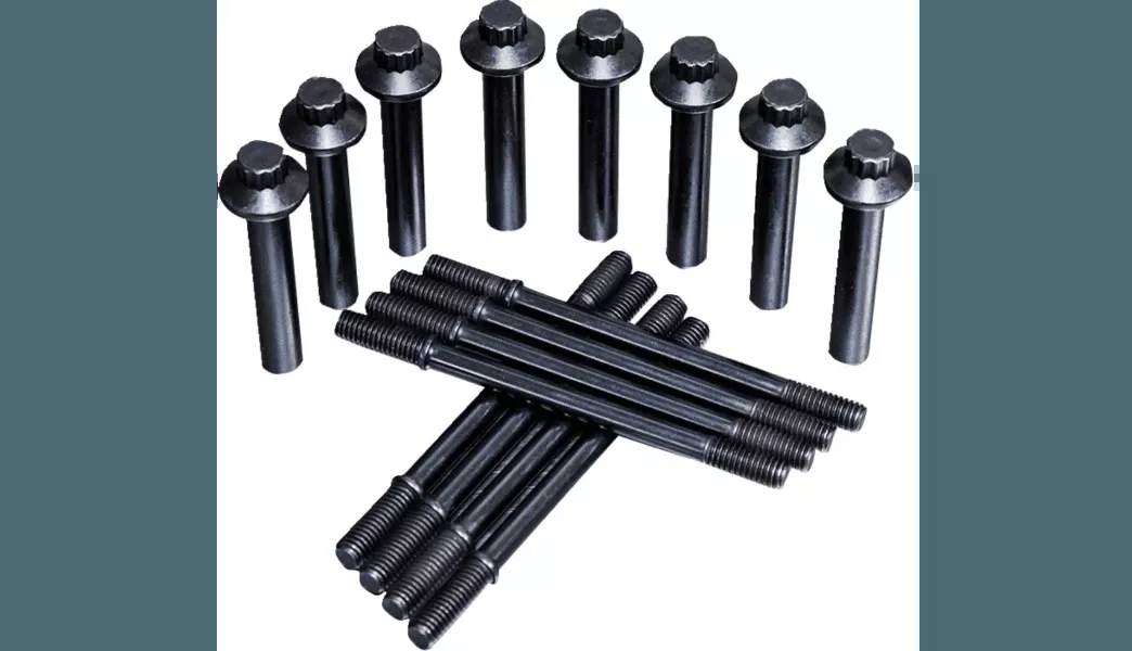 S&S Cycle Cylinder Stud & Head Bolt Kit for '17-Up Harley Davidson M8 Engines