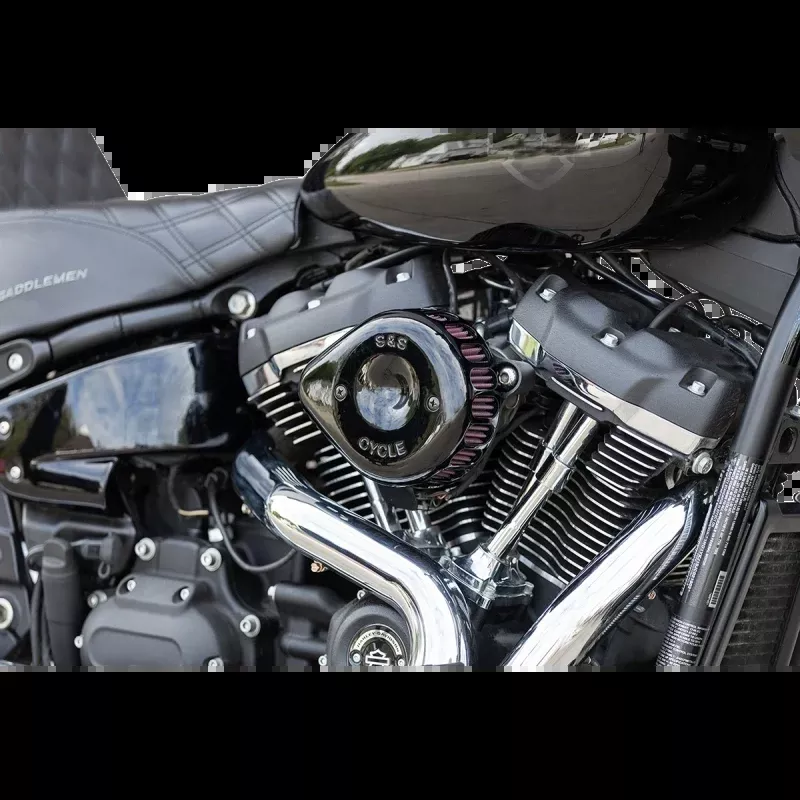 S&S CYCLE MINI STEALTH TEAR DROP AIR FILTER KIT HARLEY M8 MODELS