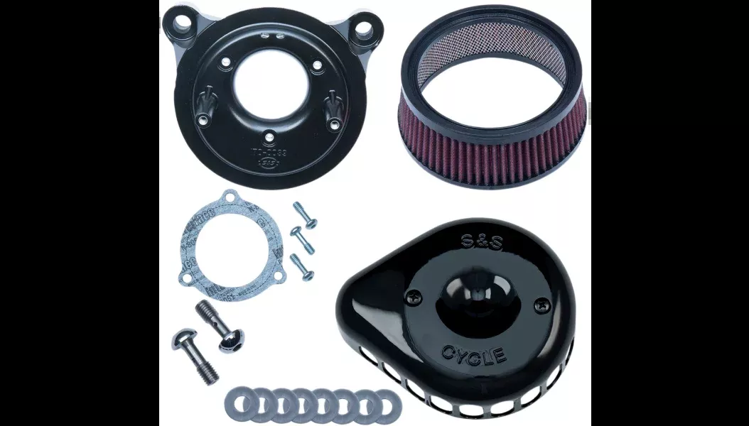 S&S Cycle Mini Teardrop Stealth Air Cleaner Kit