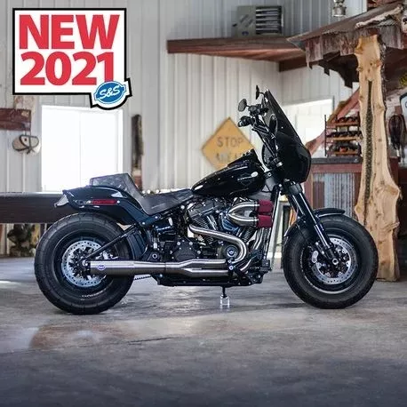 S&S Cycle SuperStreet 2:1 Exhaust System for 2018+ Softail Models
