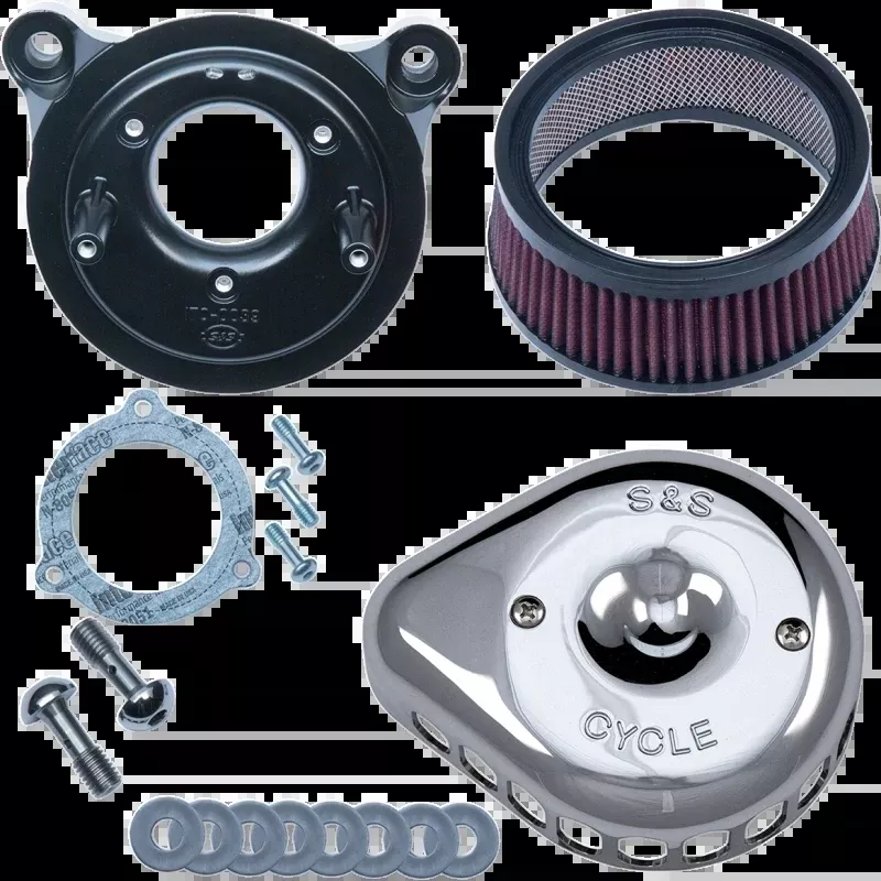 S&S CYCLE TEARDROP MINI STEALTH AIR FILTER KITS HARLEY DAVIDSON MODELS