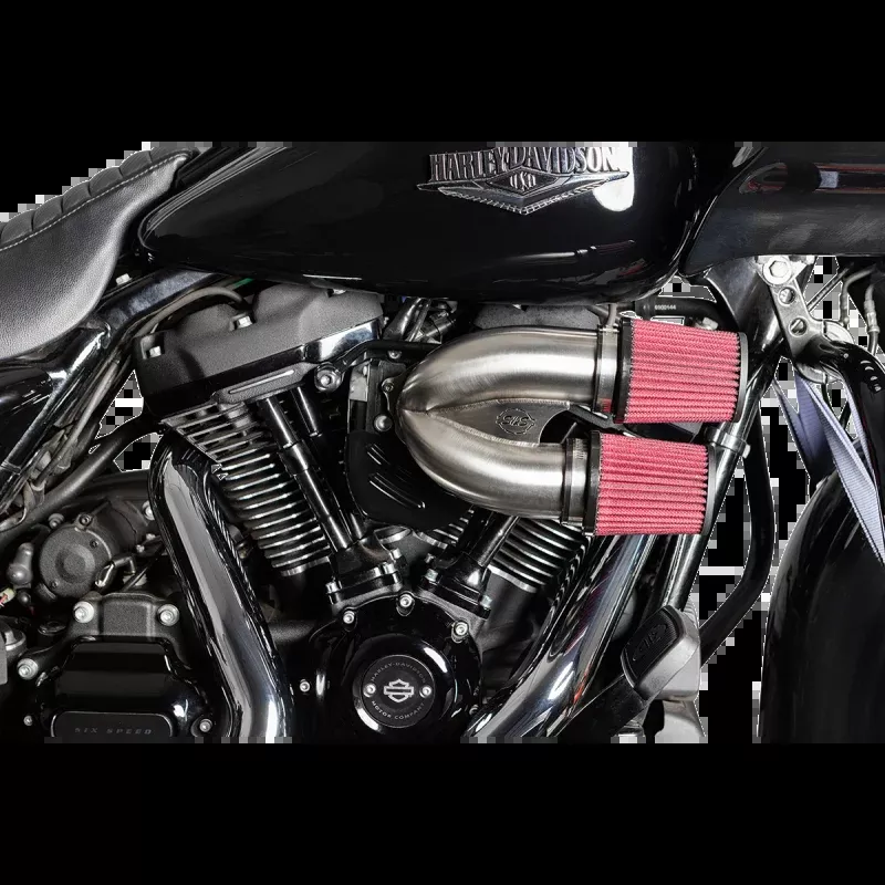 S&S CYCLE TWIN TUNED INDUCTION AIR FILTER KIT HARLEY M8 MODELS