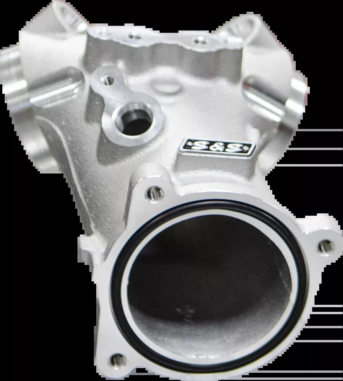 S&S Performance CNC Machined 55MM Manifold for 2017-2023 Harley Touring Softail