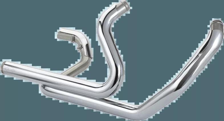 S&S Power Tune Dual Headpipes for '17-Up Harley Davidson Touring Models - Chrome