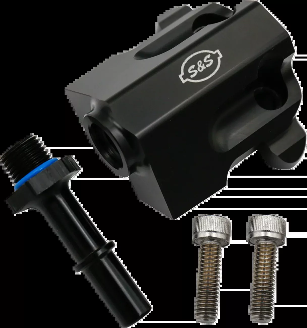 S&S Replacement Billet Fuel Rail Kit for 2017-2024 Harley M8 Touring 160-0280