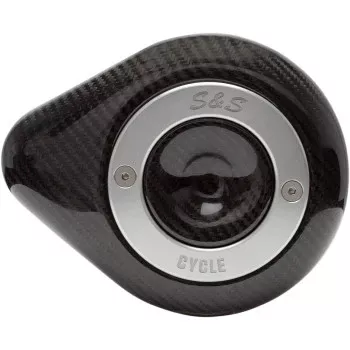 S&S Stealth Air Cleaner Cover – Mini Teardrop – Carbon Fiber