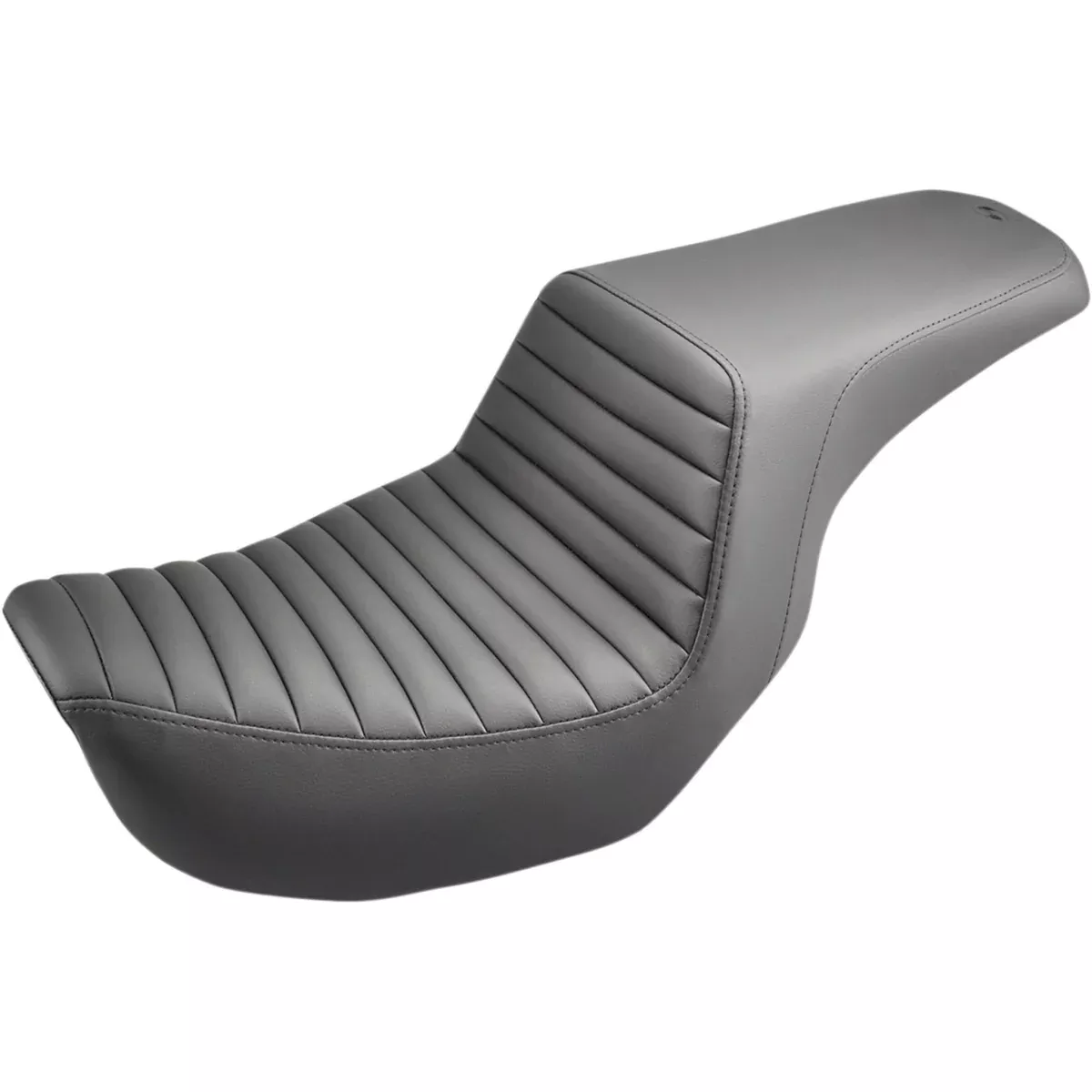 SADDLEMEN 0803-0527 806-04-171 Step-Up Seat — Front Tuck-n-Roll – Black – Dyna