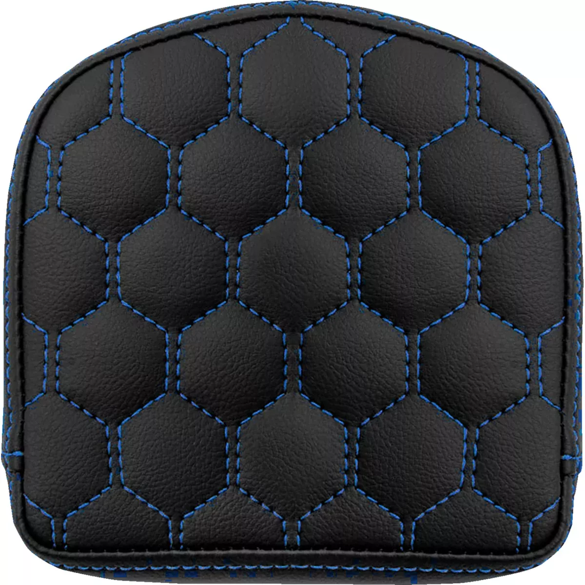 SADDLEMEN 0822-0584 040849BLU RoadSofa™ Sissy Bar Pad - Honeycomb - Blue Stitching