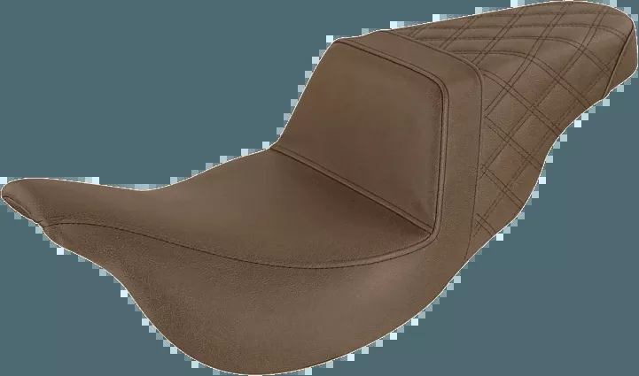 Saddlemen 2 inch Extended Reach Step Up Rear LS Seat for '08-Up Harley Davidson Touring - Black (Not for '24-Up FLHX/FLTR Models)