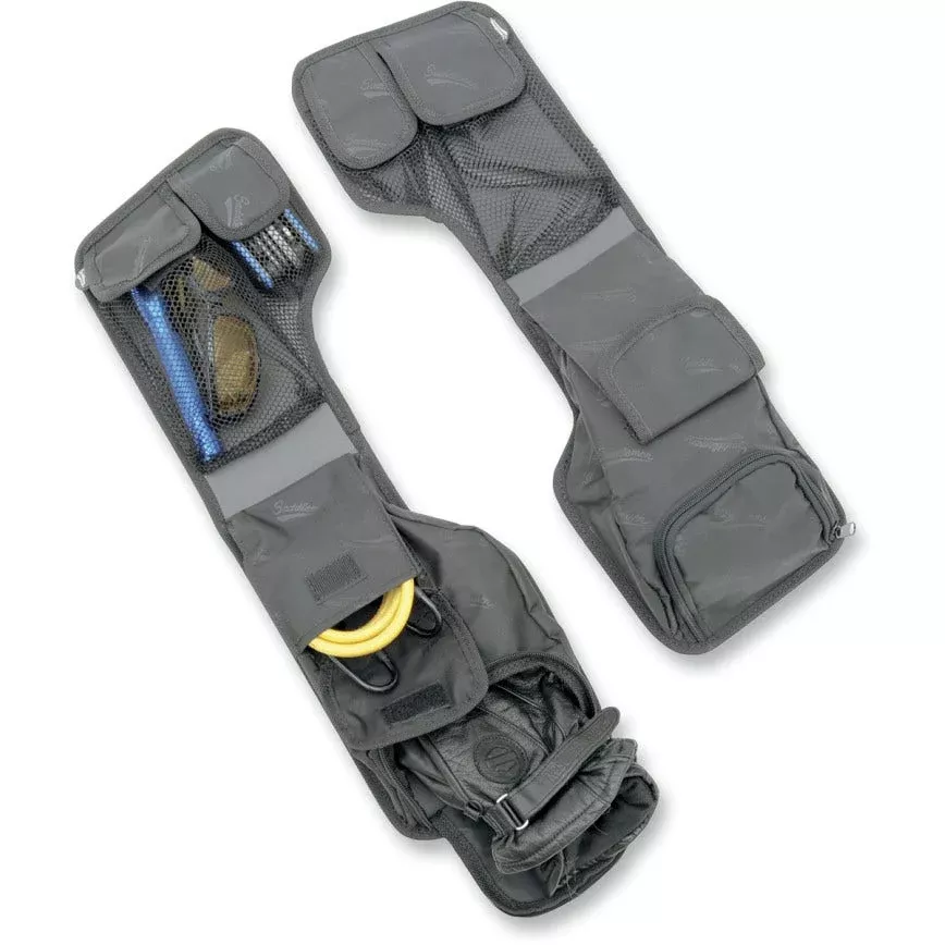 Saddlemen 3501-0713 Saddlebag Lid Organizer Set for Harley Davidson Touring 93-13