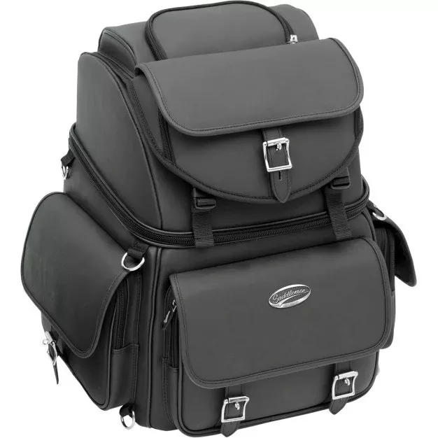 Saddlemen BR3400EX Combination Back Seat or Sissy Bar Bag Travel Luggage Harley