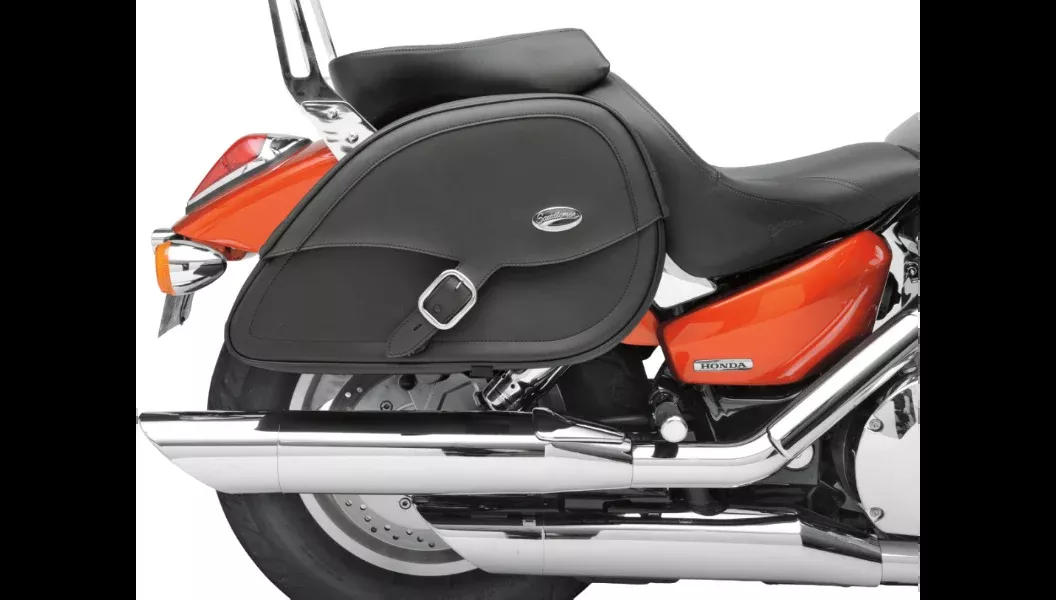Saddlemen Drifter Teardrop Saddlebags Shock Cutaway Harley or Metric Motorcycle