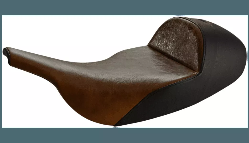 Saddlemen Lariat Low Solo Seat for '97-07 Harley Davidson Electra Glide and Road Glide Models - Distressed Brown