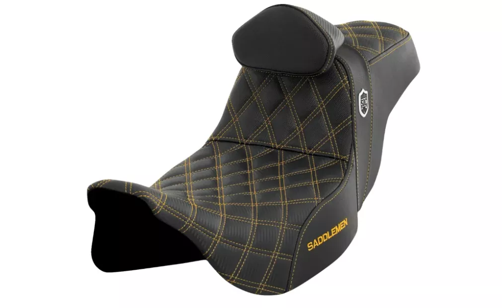 Saddlemen Pro Series SDC Performance Seat - SC80807GOLRT For Harley Touring 2008-2024
