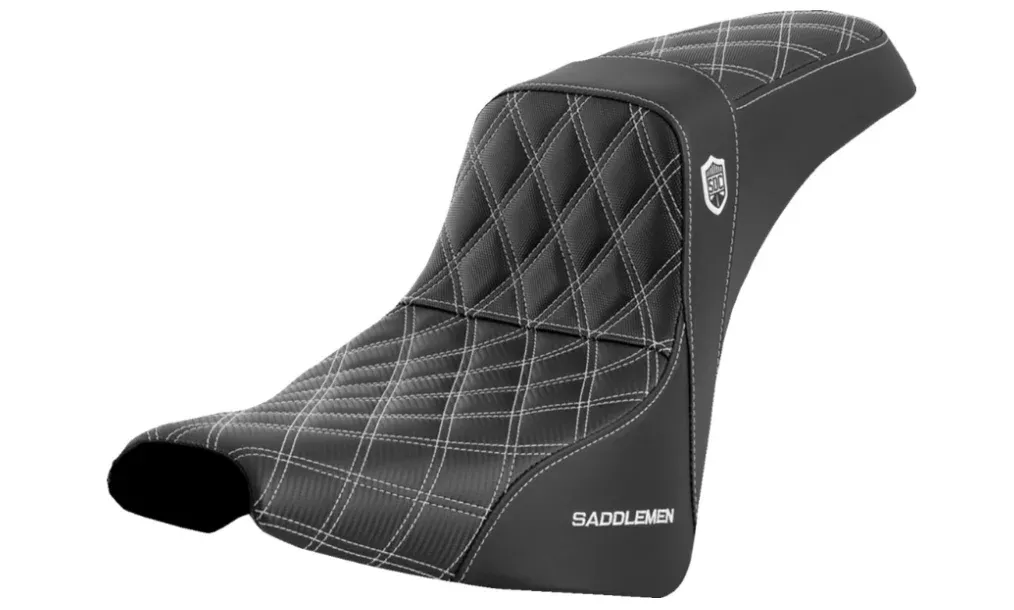 Saddlemen Pro Series SDC Performance Seat - SC81830WHI For Harley Softail 2018-2026