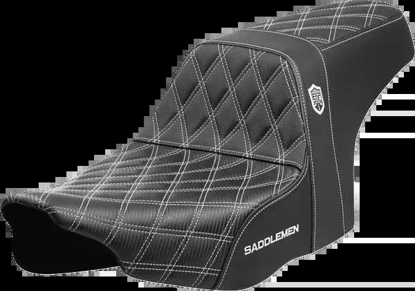 Saddlemen Pro Series SDC Performance Seat - White Stitching - w/o Backrest - FLT/FLH '23-'24 - SC82307D6