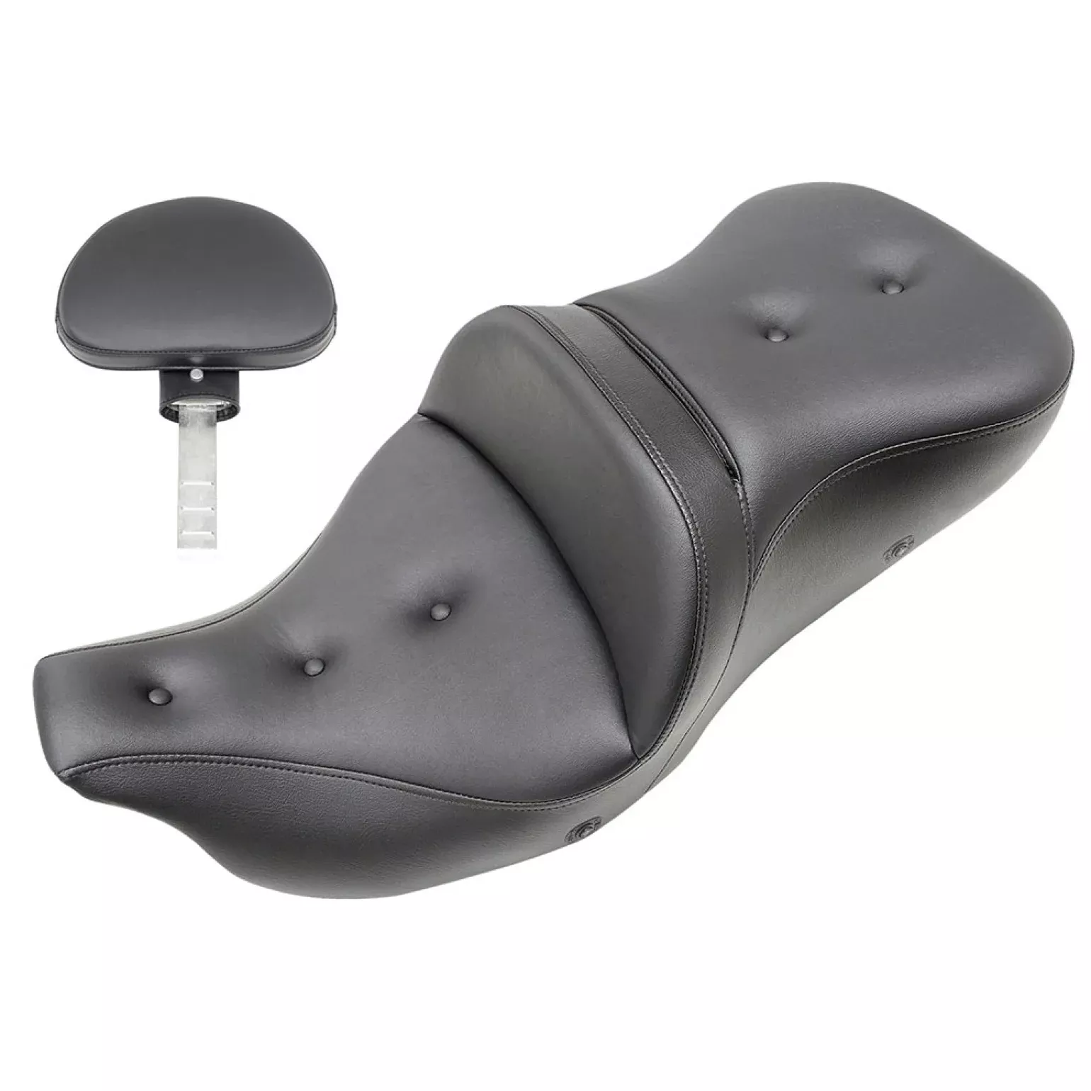 Saddlemen Roadsofa Pillow Top-PT (2008-2024 Select Street Glide, Road Glide, Electra, Road King, CVO)(Heated & Non Heated Options)