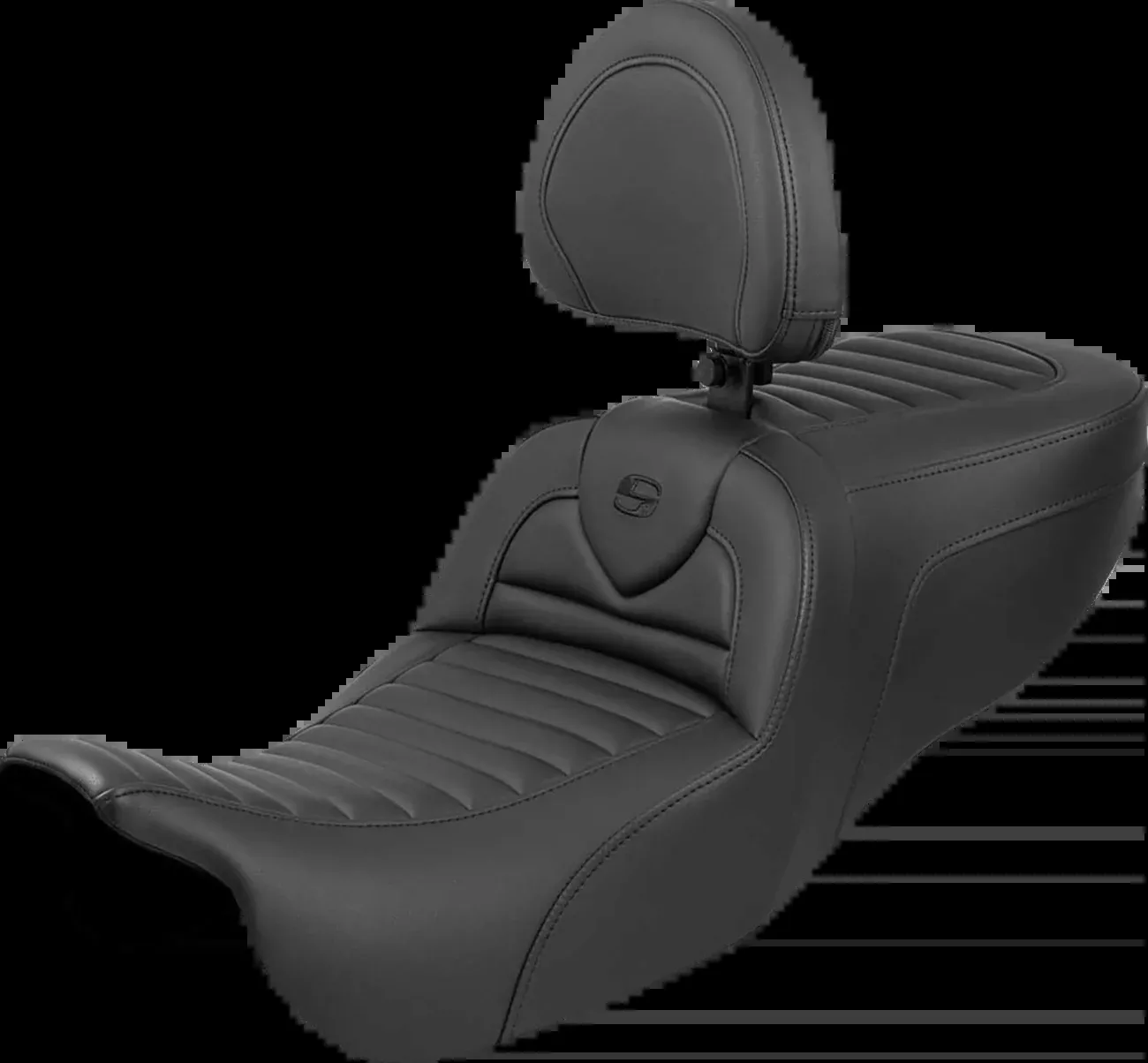 Saddlemen Roadsofa Seat - with Backrest - Tuck-n-Roll - FLRT/FLTRT '15-'25 - 815-07-202B0