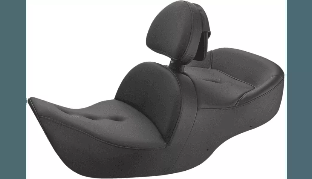 Saddlemen Roadsofa Seat with Driver Backrest for '01-10 Honda GL1800 Gold Wing- Pillow Top