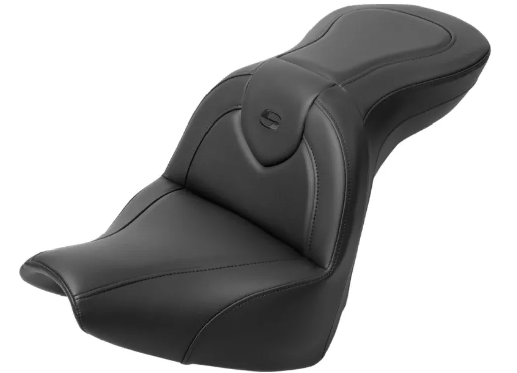 Saddlemen Roadsofa Standard Reach Seat Without Backrest Black Stitch Fxbr S - 818-31-187 For Harley Softail 2018-2020